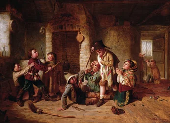 Spielende Soldaten, 1862